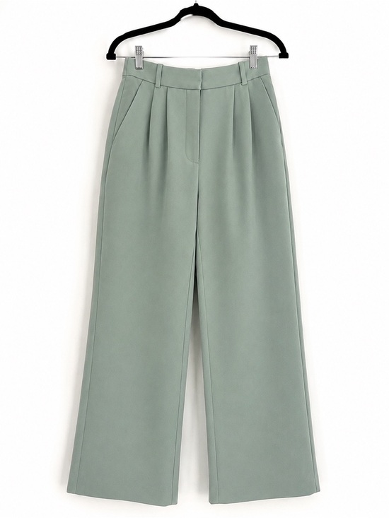 Abercrombie & Fitch Pants - Abercrombie & Fitch Curve Love Sage Wide Leg Trouser Pants Size 27